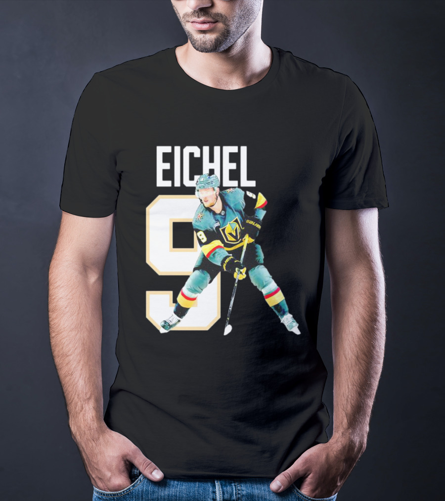 Vegas Golden Knights Jack Eichel 9 Hockey Player MVP T-Shirt