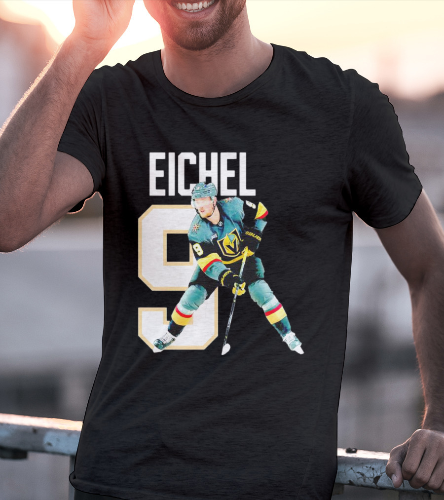 Vegas Golden Knights Jack Eichel 9 Hockey Player MVP T-Shirt