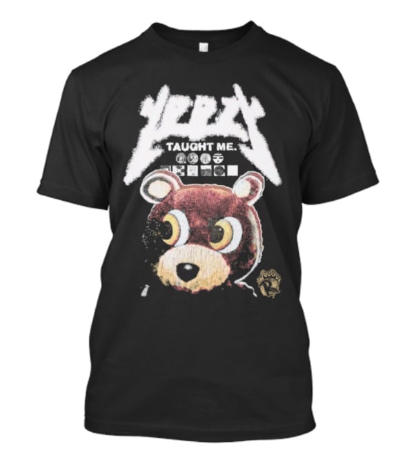 Yeezy Taught Me Graduation Bear Mascot Vintage T-Shirt