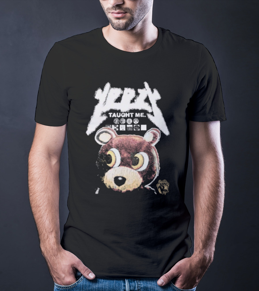 Yeezy Taught Me Graduation Bear Mascot Vintage T-Shirt