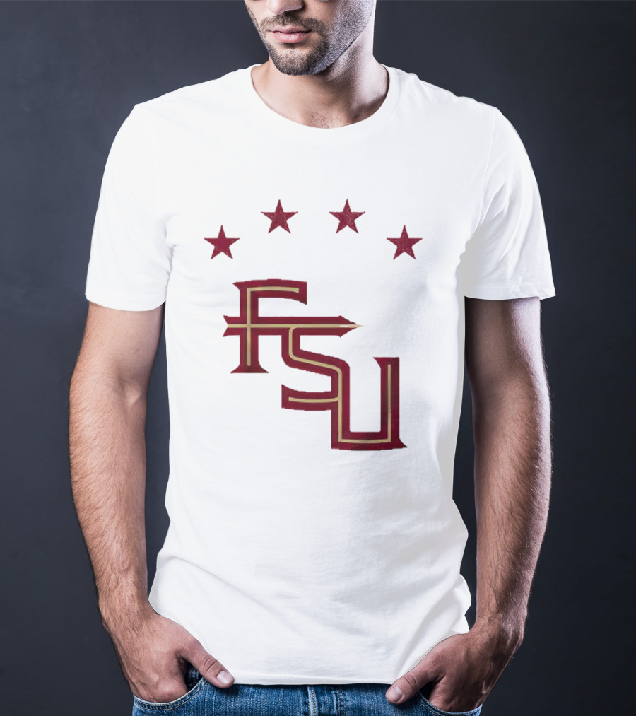 FSU Soccer Four Stars Achievement Recognition T-Shirt
