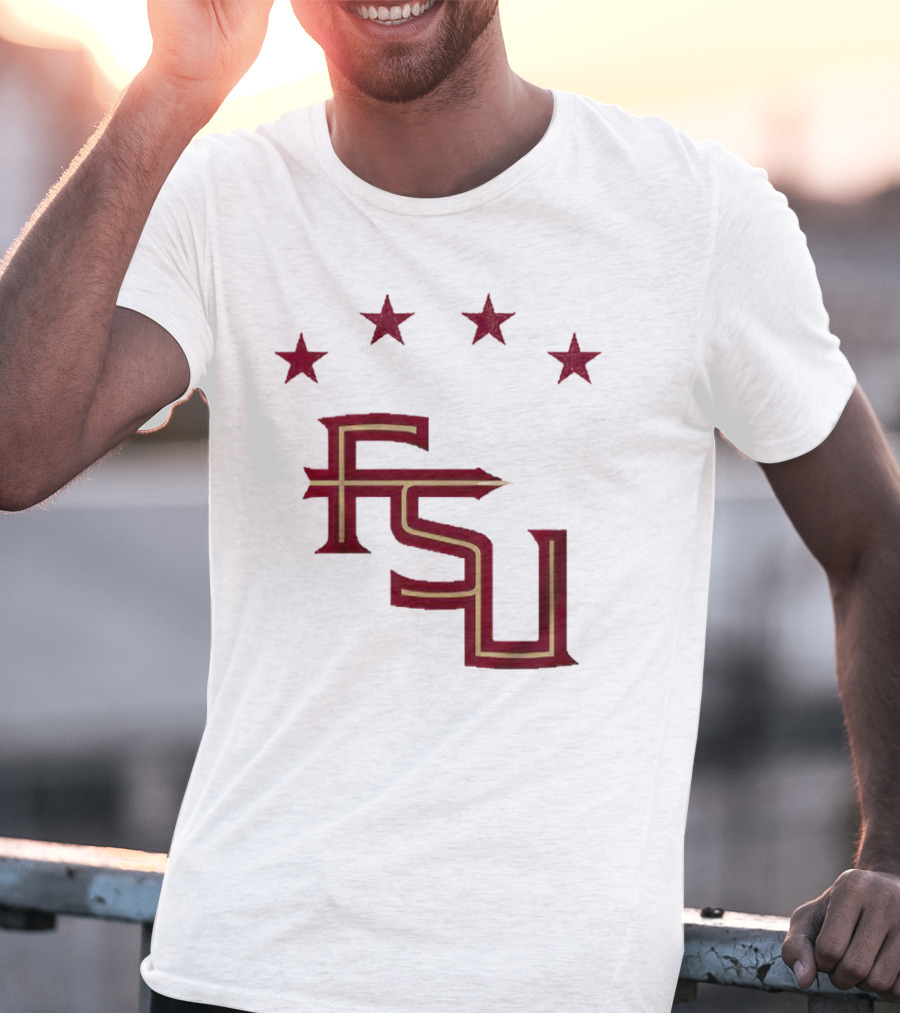 FSU Soccer Four Stars Achievement Recognition T-Shirt
