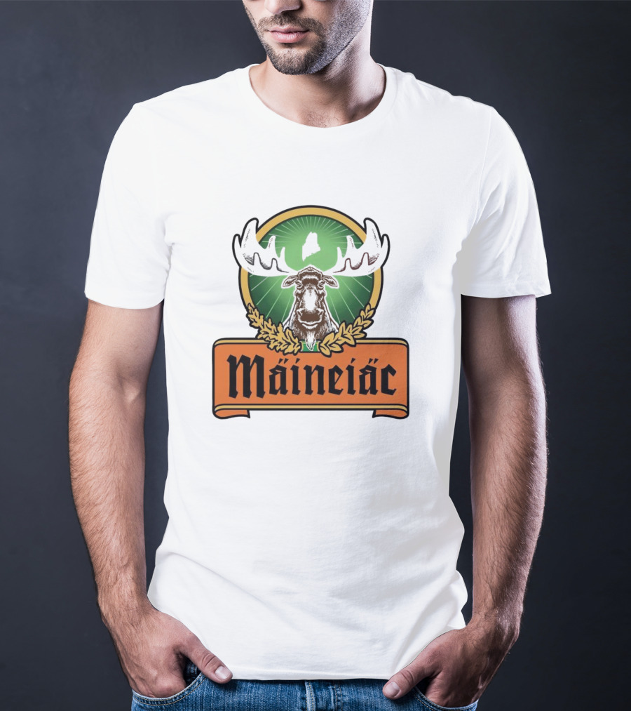 Jagermeister Maineiac Moose Maine T-Shirt