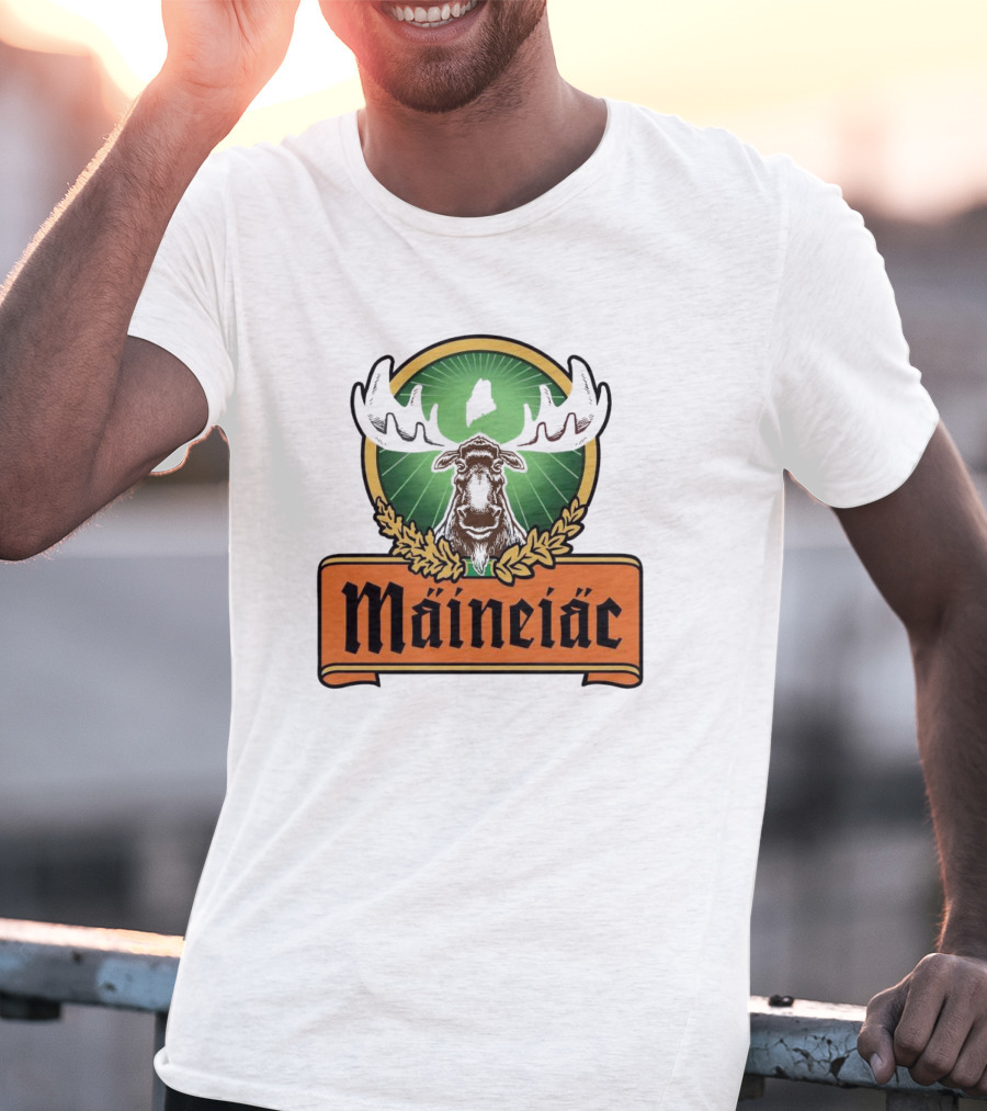 Jagermeister Maineiac Moose Maine T-Shirt