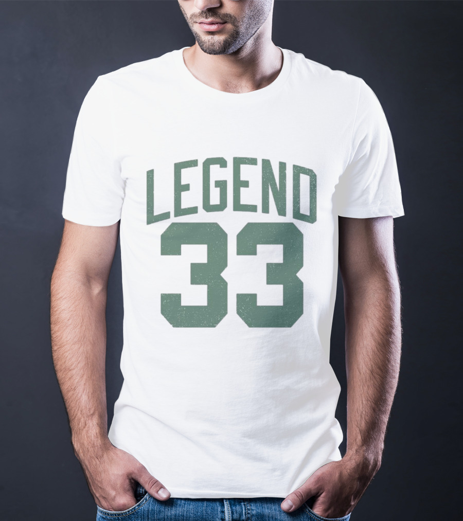 Legend 33 Larry Bird Boston Celtics T-Shirt