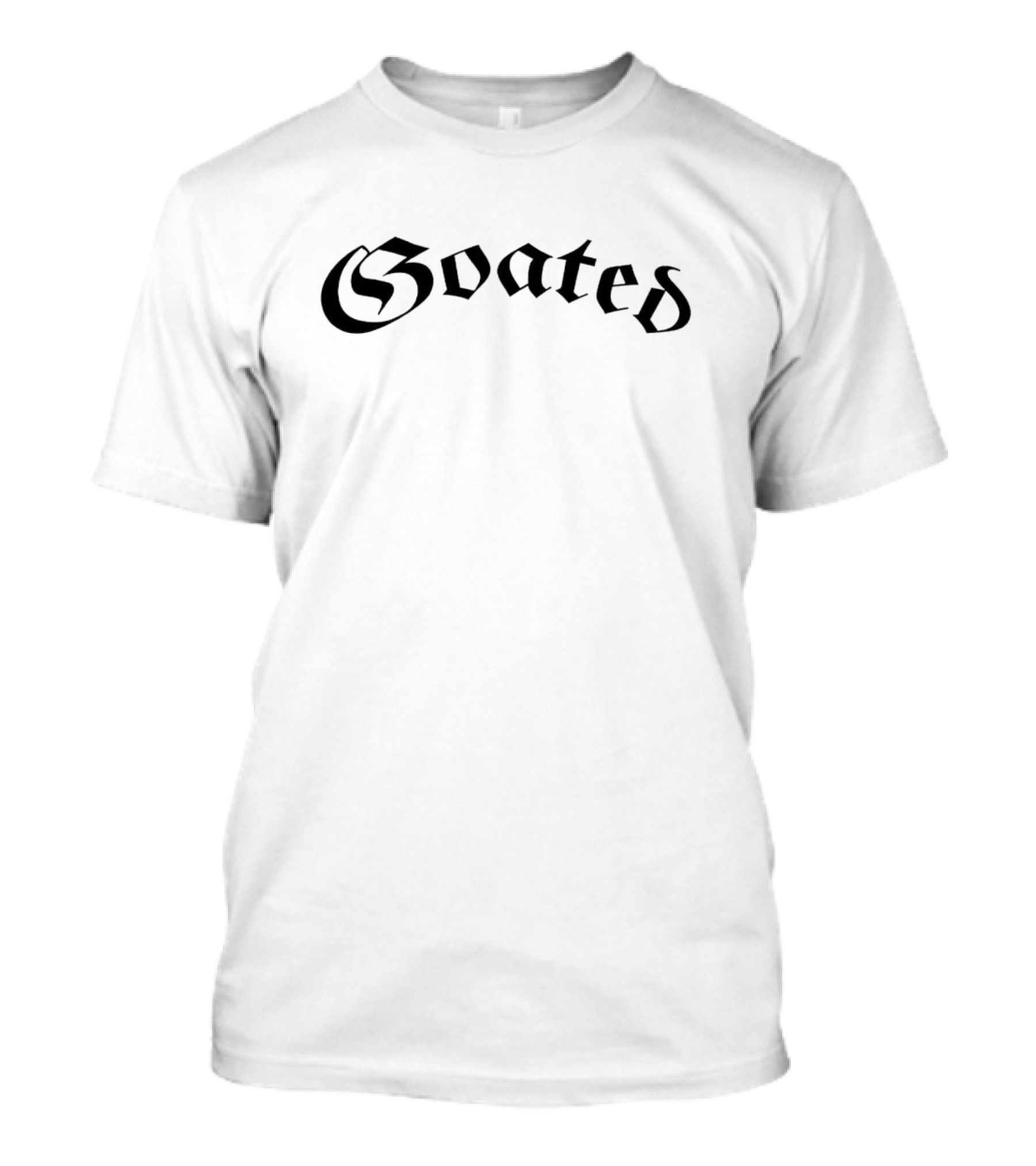 Ryan Clark Goated Blackletter Font T-Shirt