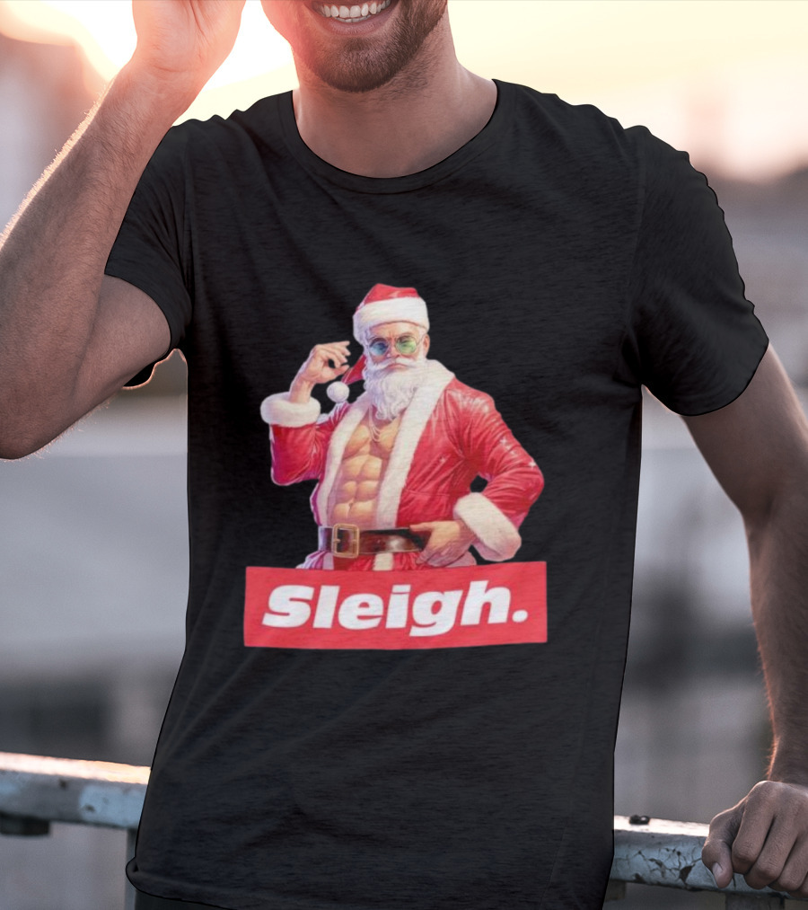 Sleigh Santa Christmas T-Shirt