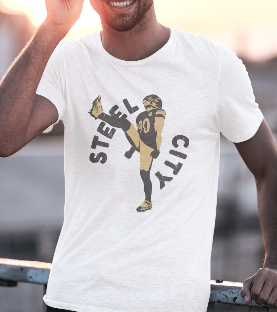 Steel City TJ Watt Pittsburgh Steelers Football T-Shirt