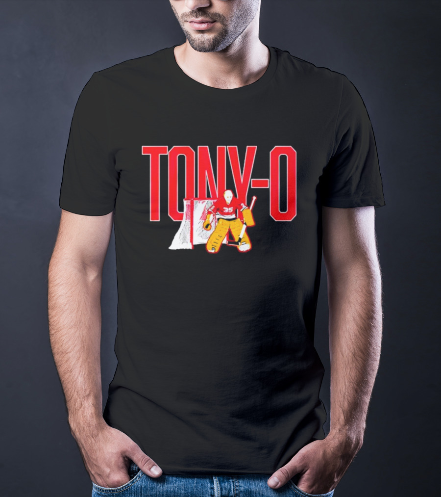TONY-O 35 Hockey Goalie Net T-Shirt