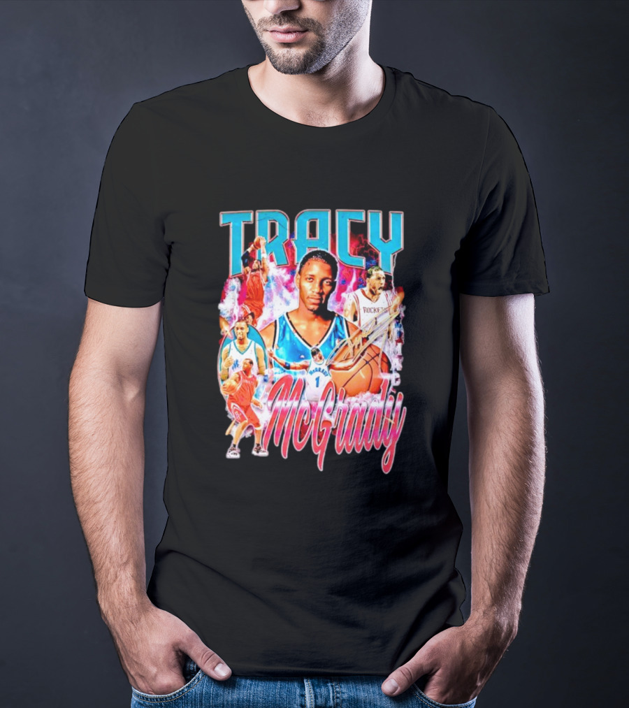 Tracy McGrady Basketball Rockets Legends TMAC T-Shirt