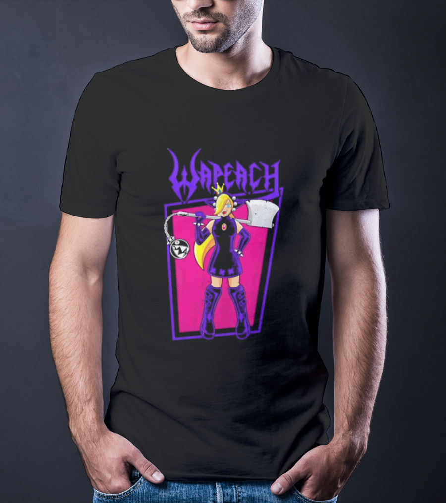 Wah Princess Wapeach Axe Mace Medieval Fantasy Warrior Princess T-Shirt