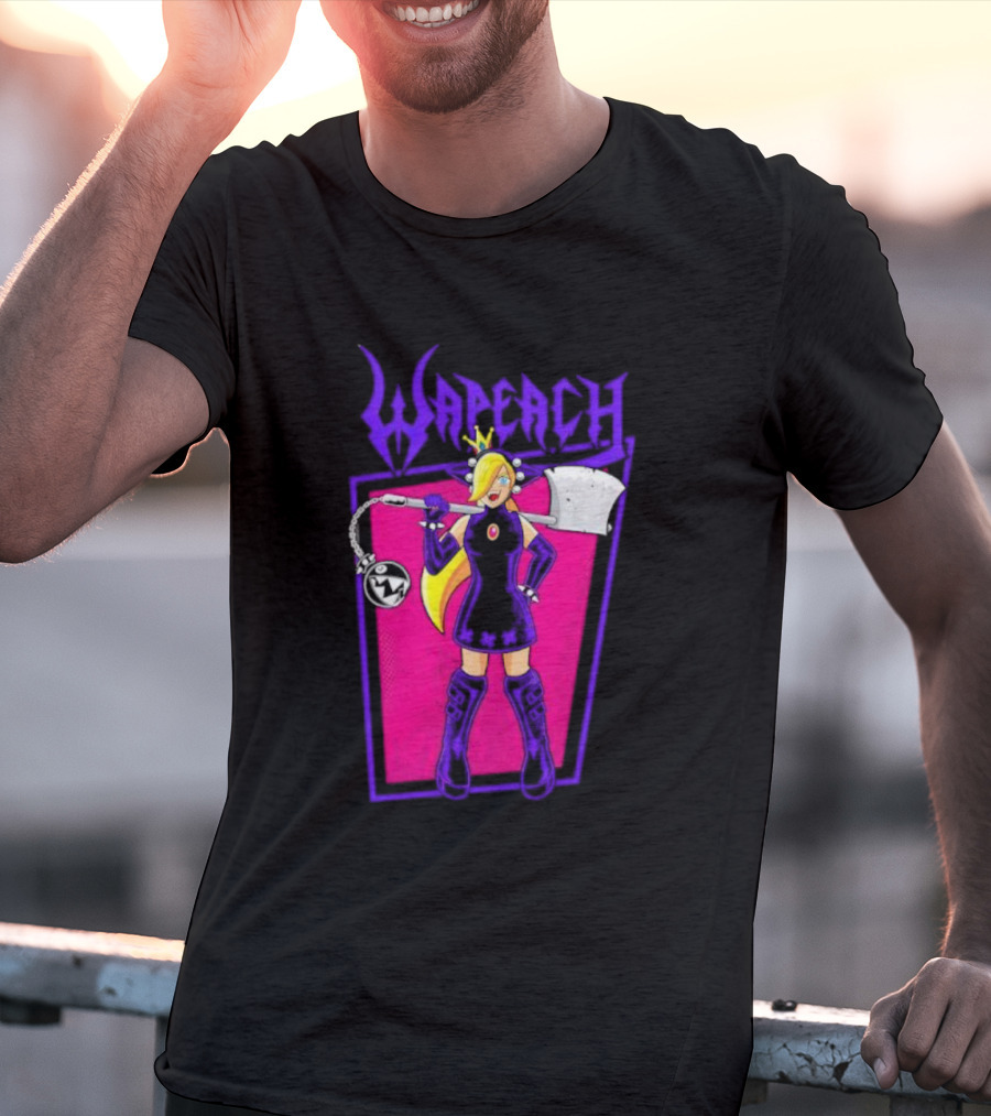 Wah Princess Wapeach Axe Mace Medieval Fantasy Warrior Princess T-Shirt