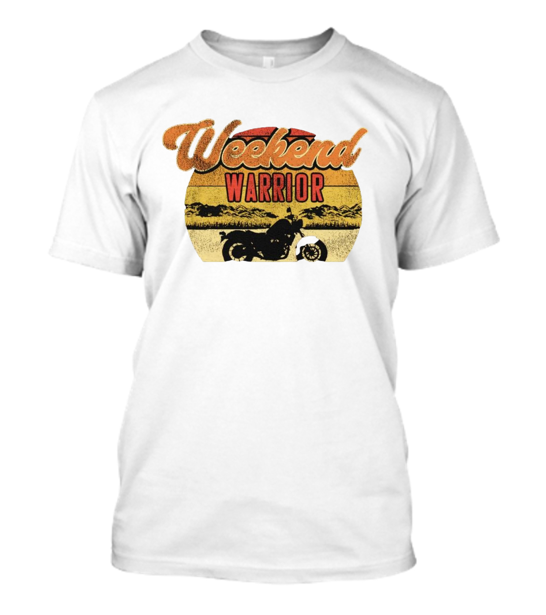 Weekend Warrior Motorbike Vintage Adventure T-Shirt