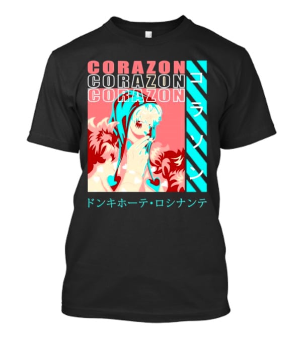 Corazon Donquixote Rosinante One Piece Manga Character T-Shirt