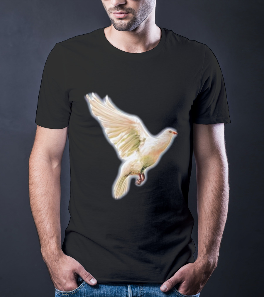 Psycho Peace Dream Dove In Flight T-Shirt