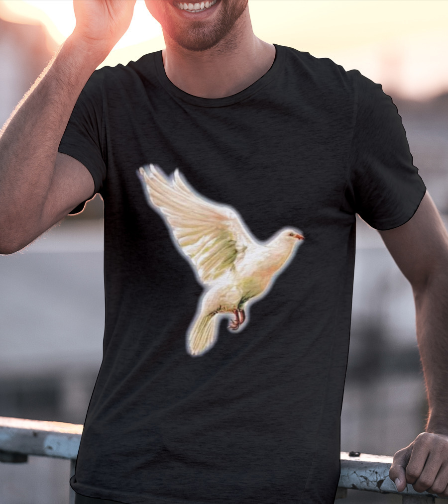 Psycho Peace Dream Dove In Flight T-Shirt
