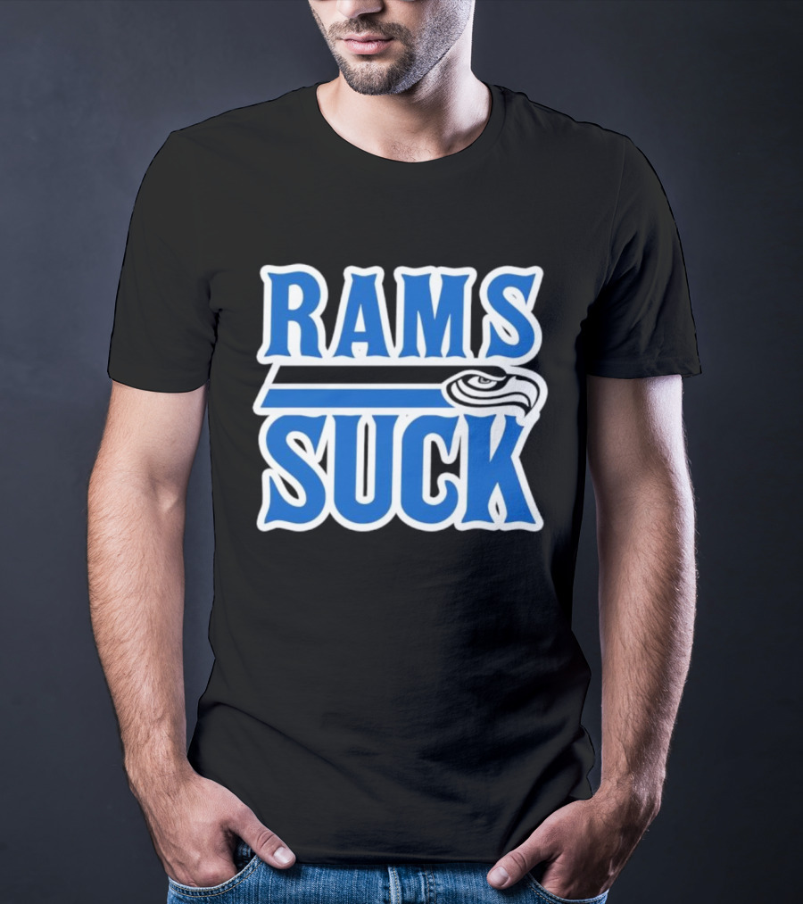 Rams Suck Seattle Seahawks Rivalry Game Day Fan Spirit T-Shirt
