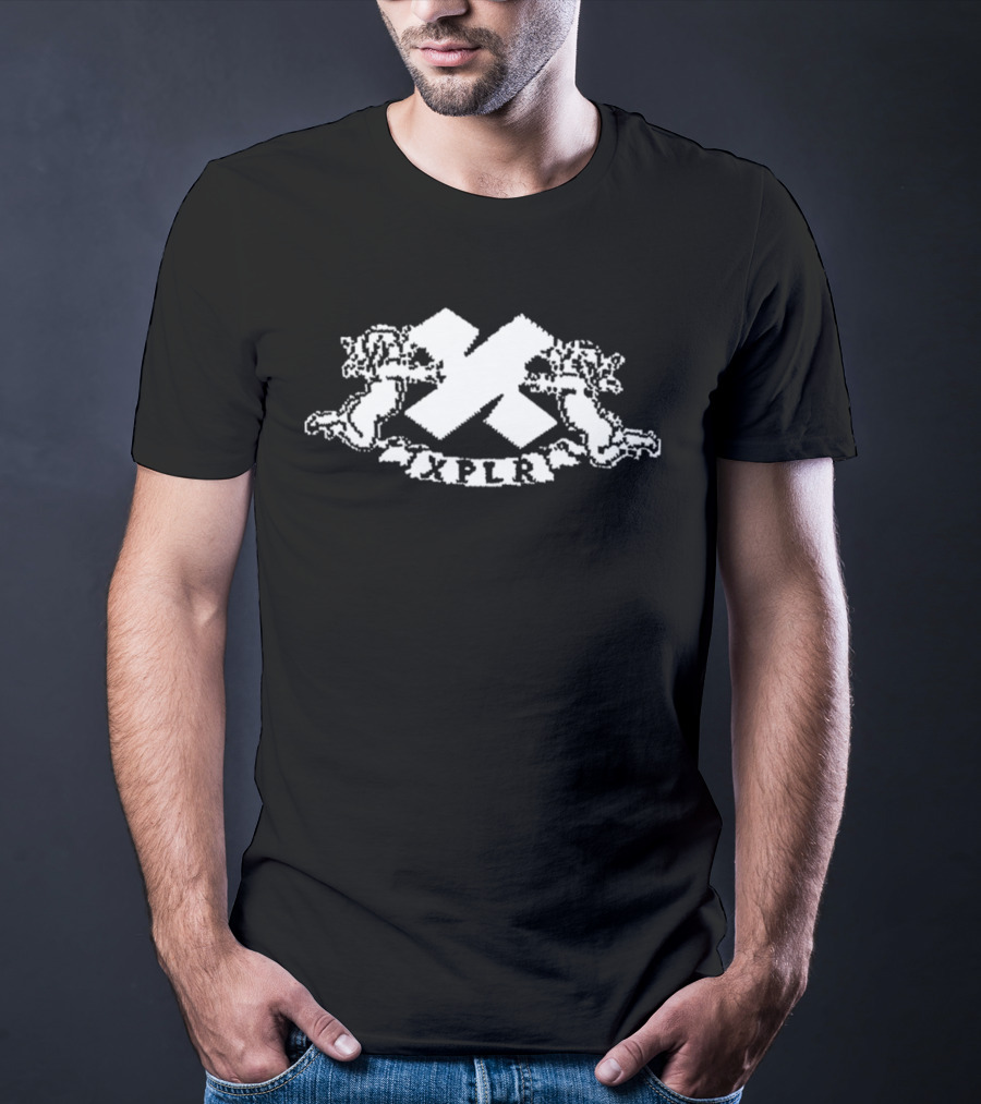 XPLR Angel Cherub Knit Emblem T-Shirt