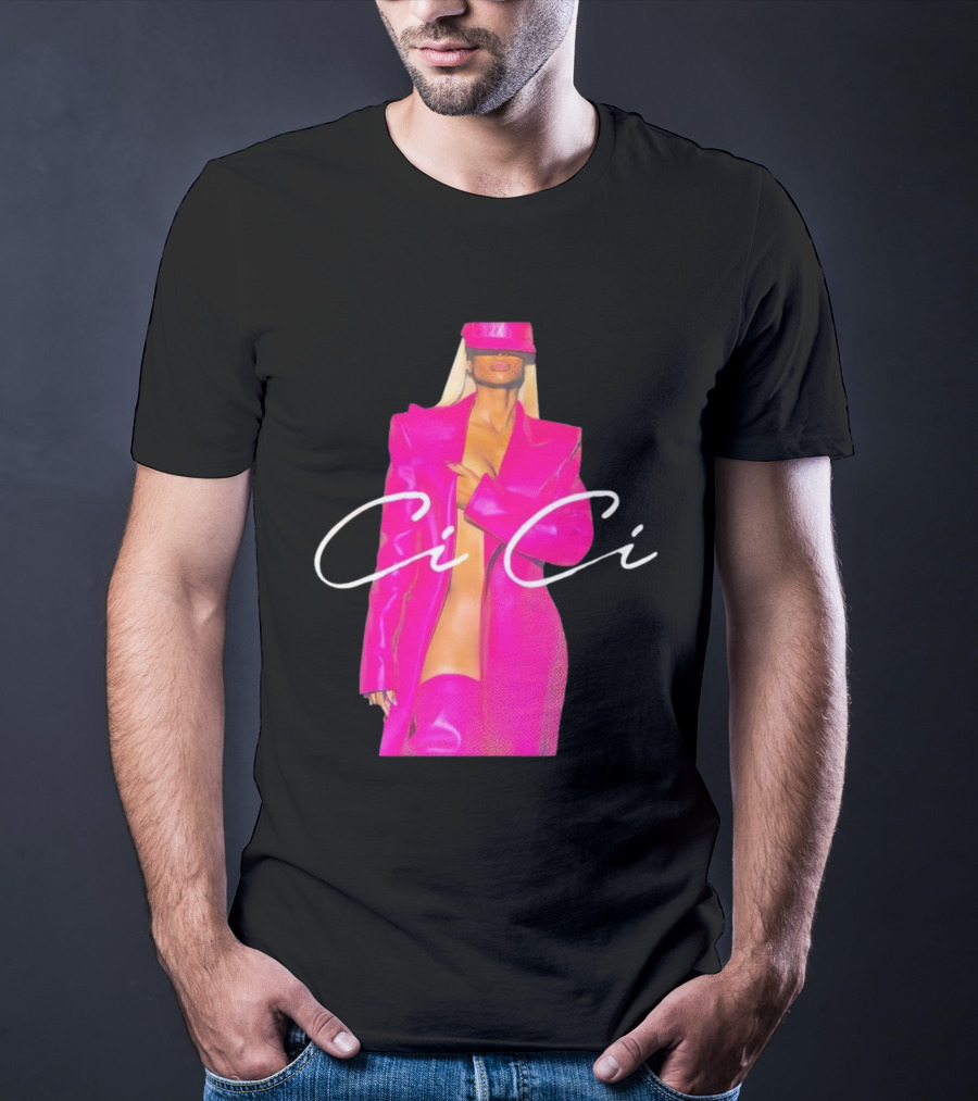 Ciara CiCi Bold Pink Fashion T-Shirt