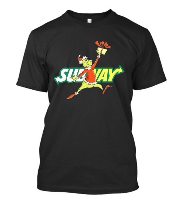 Grinch Subway Christmas Gift Jumper T-Shirt