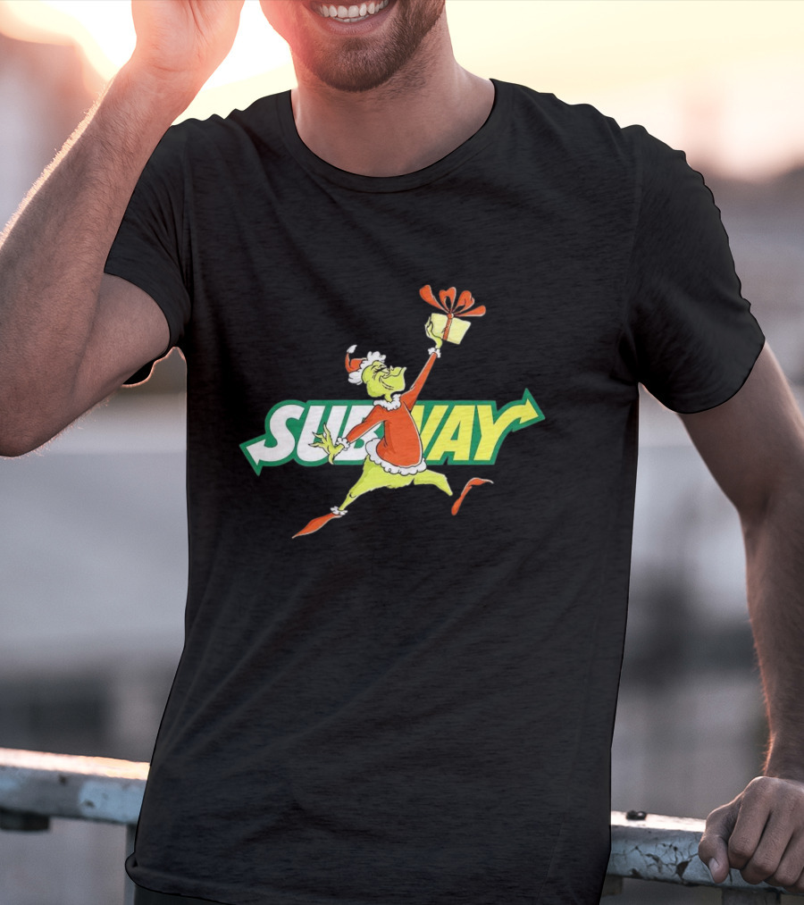Grinch Subway Christmas Gift Jumper T-Shirt