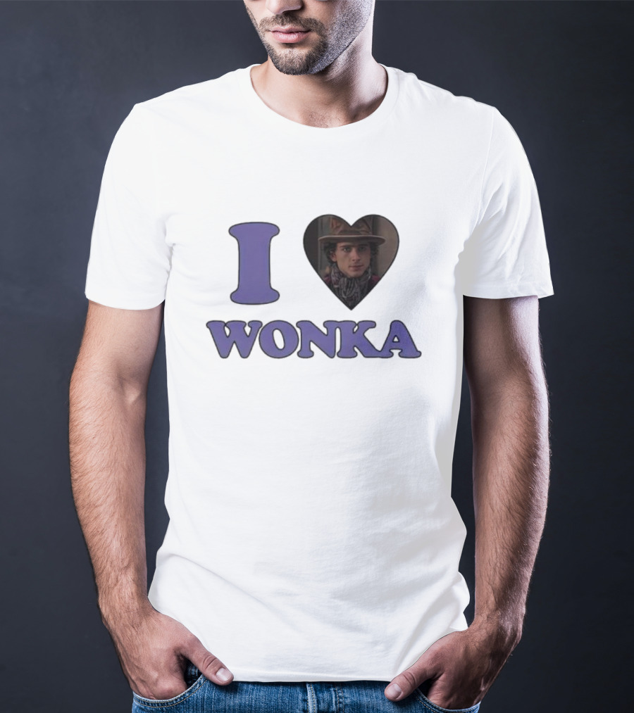 I Heart Wonka Movie Character T-Shirt