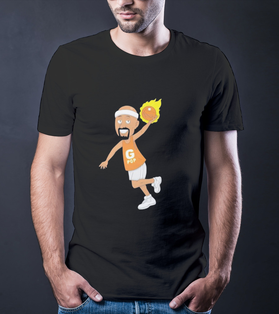 G Pop Flame Basketball T-Shirt