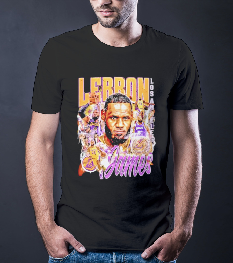 LEBRON JAMES LOS ANGELES LAKERS 23 ICONIC BASKETBALL LEGEND T-Shirt