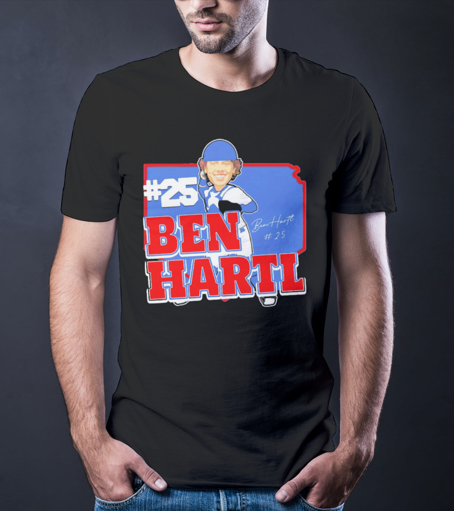 25 Ben Hartl Cartoon Signature T-Shirt