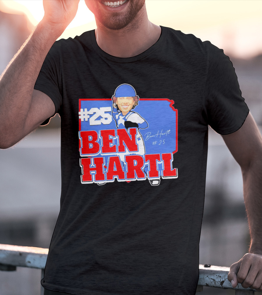 25 Ben Hartl Cartoon Signature T-Shirt