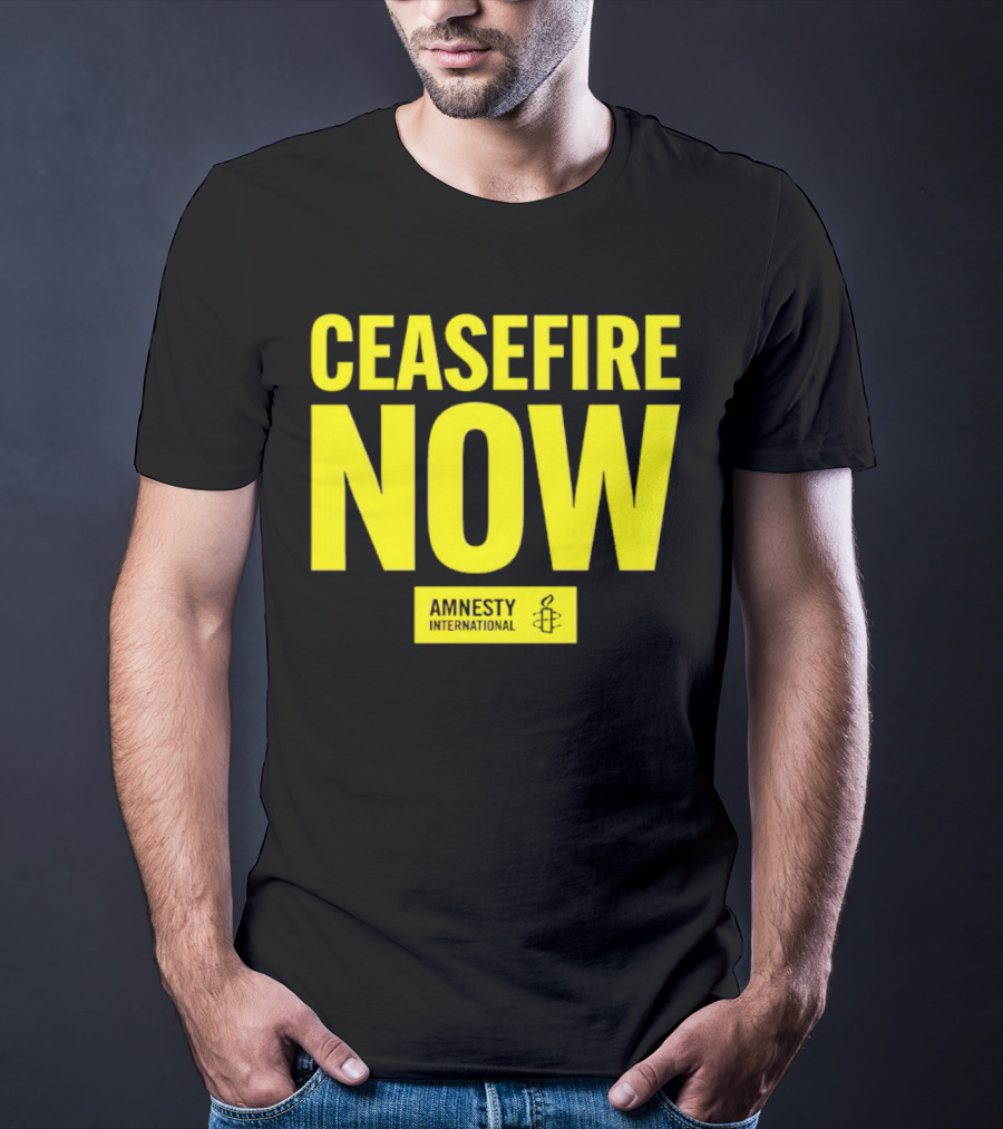 Ceasefire Now Amnesty International T-Shirt