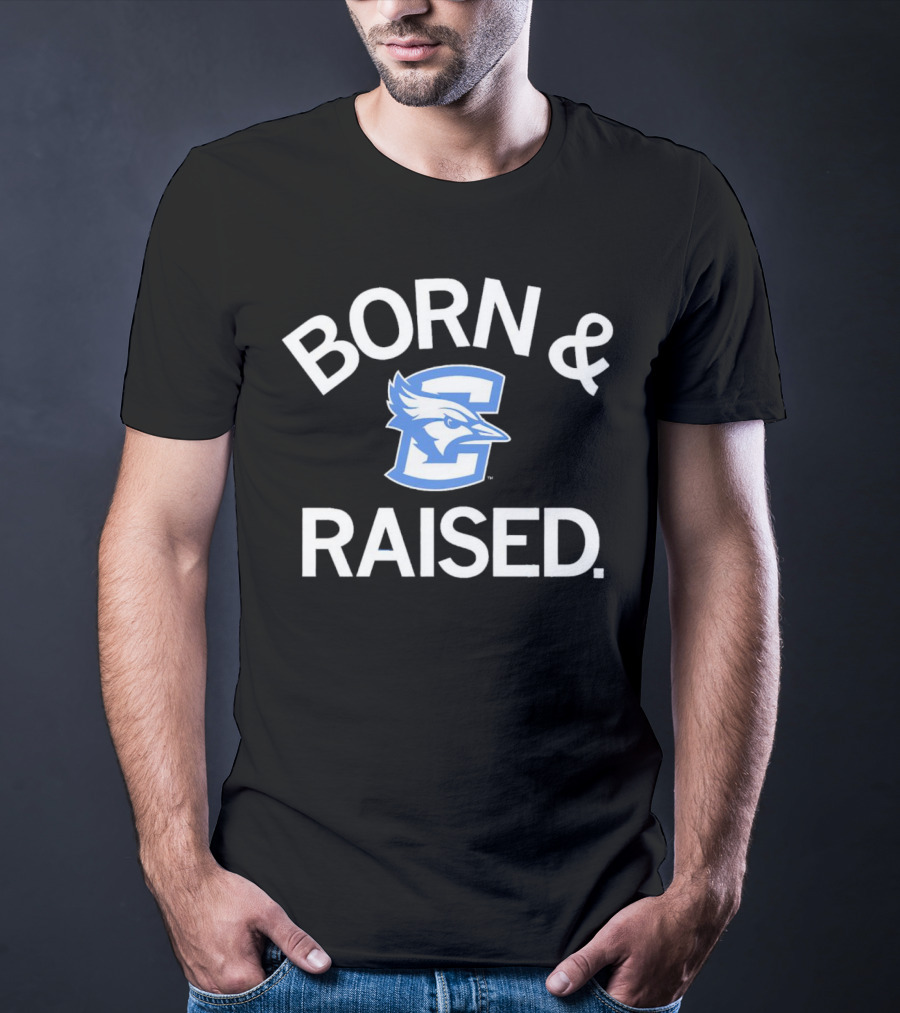 Creighton Bluejays Born And Raised T-Shirt