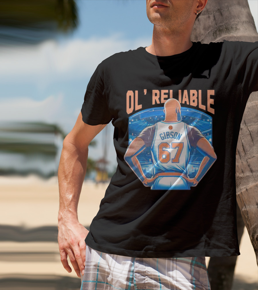Gibson Ol' Reliable 67 Basketball Arena Scene T-Shirt