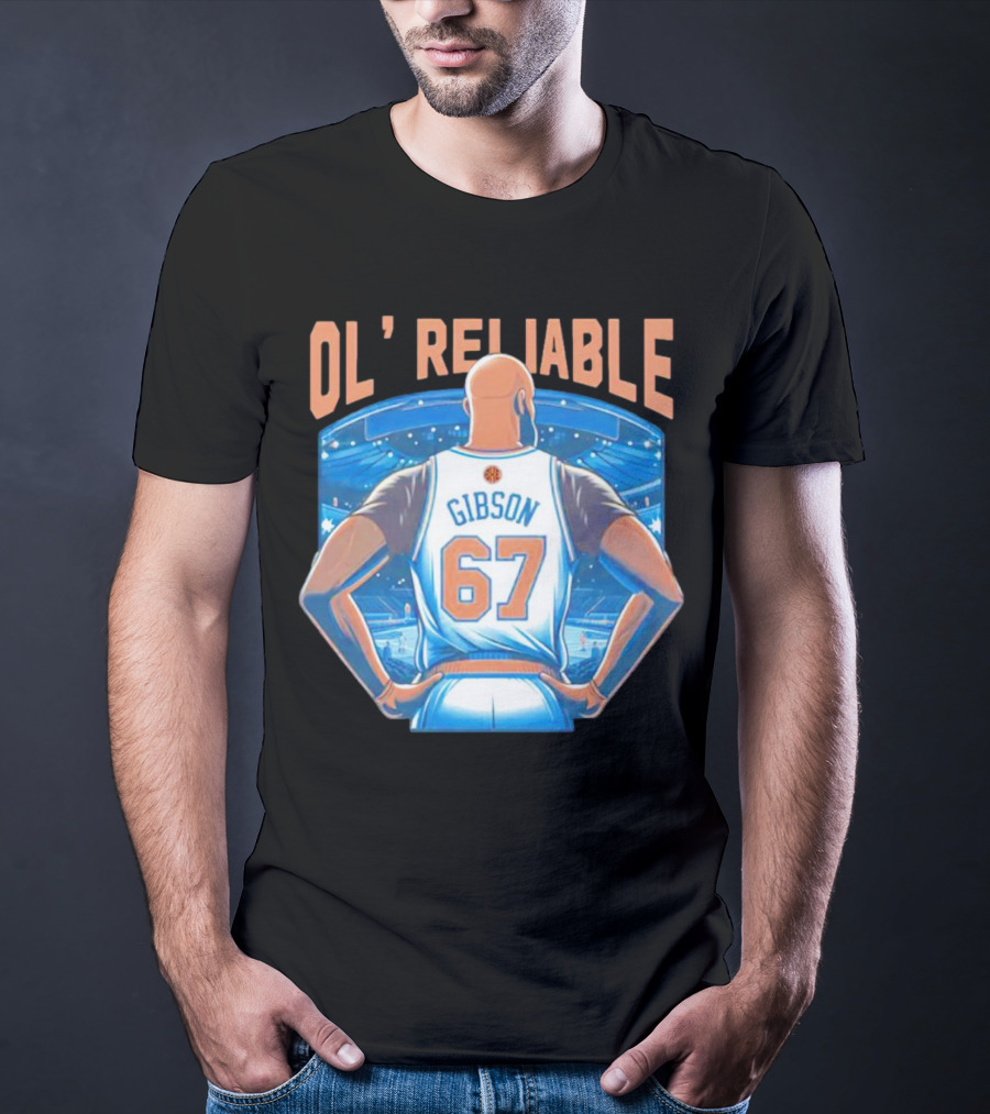 Gibson Ol' Reliable 67 Basketball Arena Scene T-Shirt