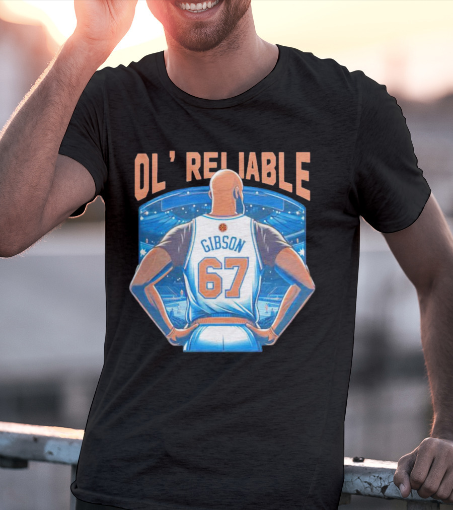 Gibson Ol' Reliable 67 Basketball Arena Scene T-Shirt