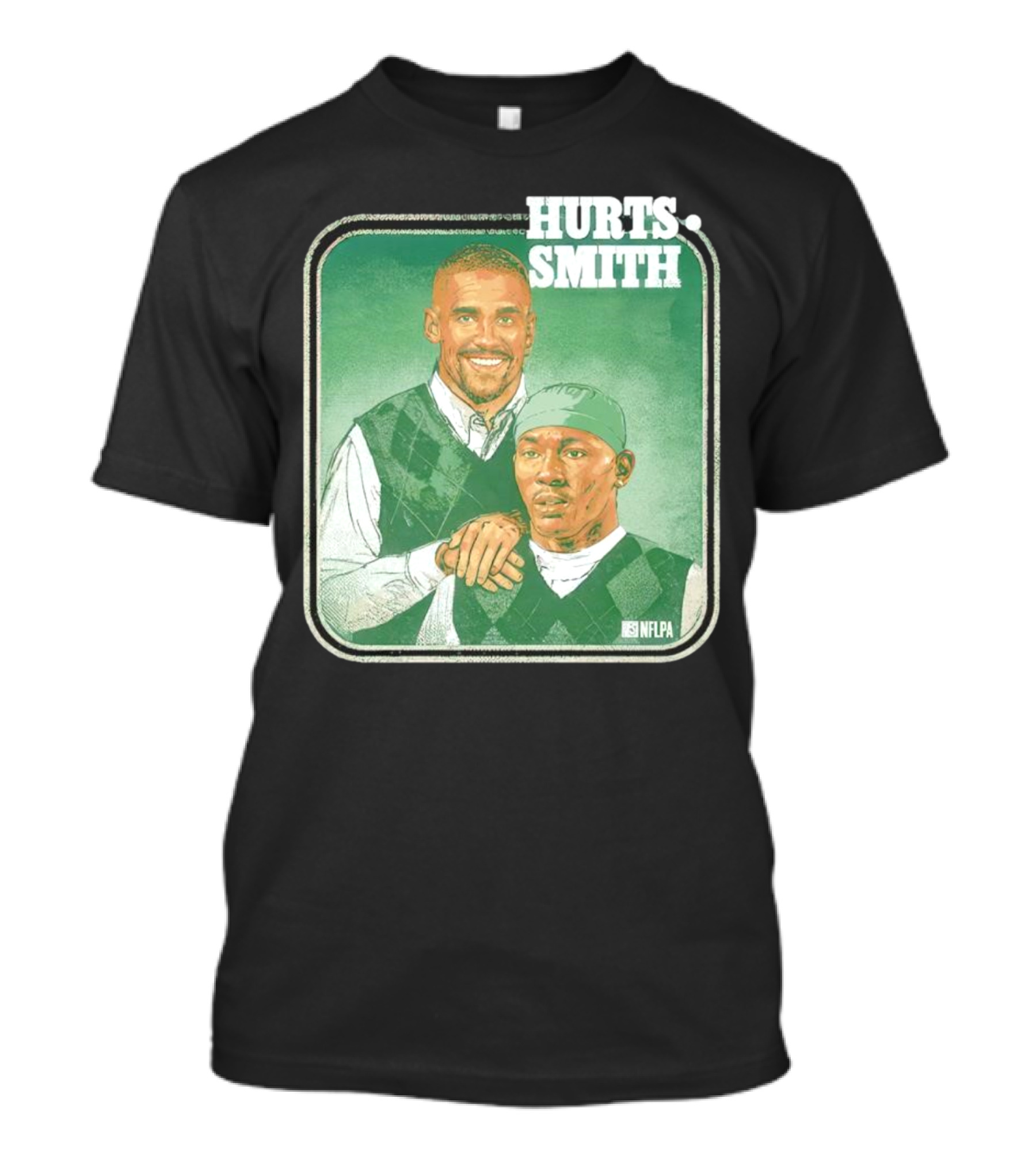 Jalen Hurts DeVonta Smith Philadelphia Step Brothers NFLPA Football T-Shirt