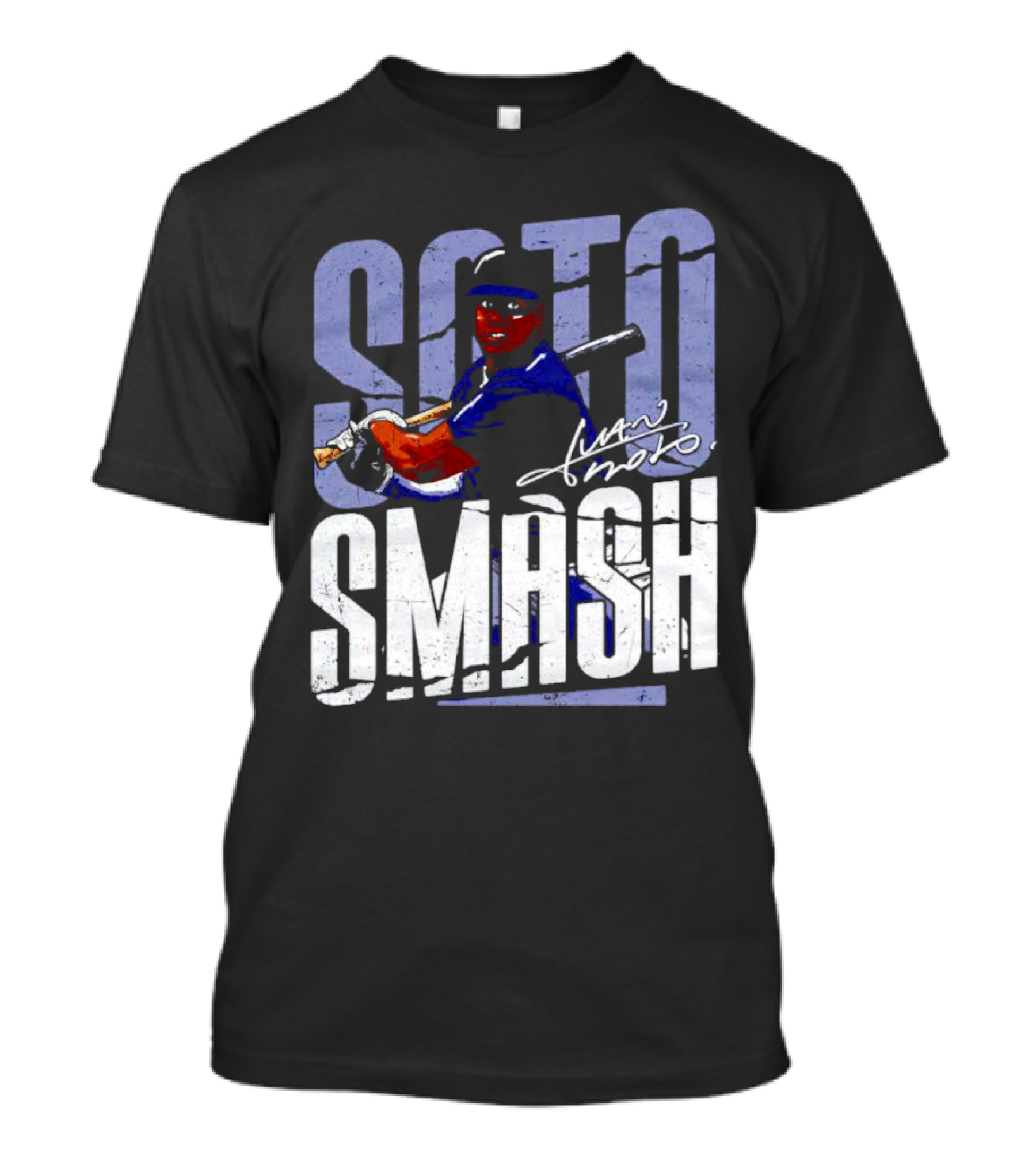 Soto Smash Juan Soto Cartoon Signature T-Shirt