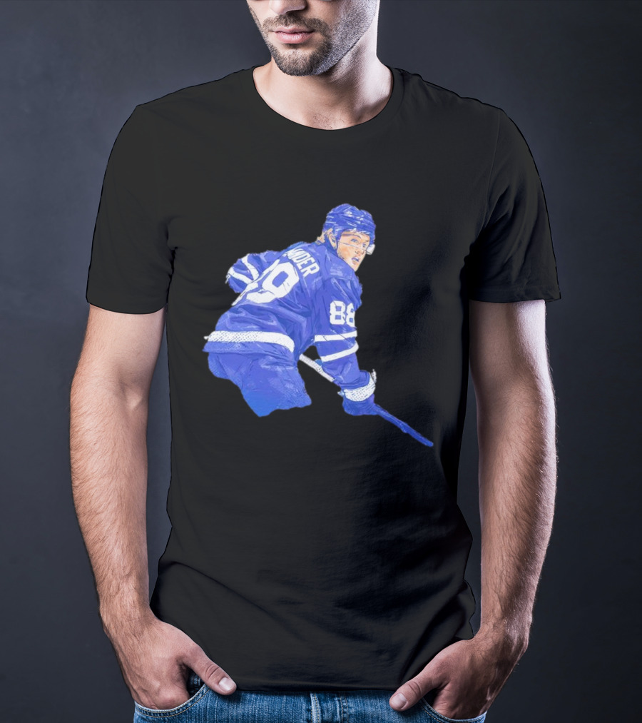 William Nylander Toronto Hockey Player Blue Jersey 88 T-Shirt