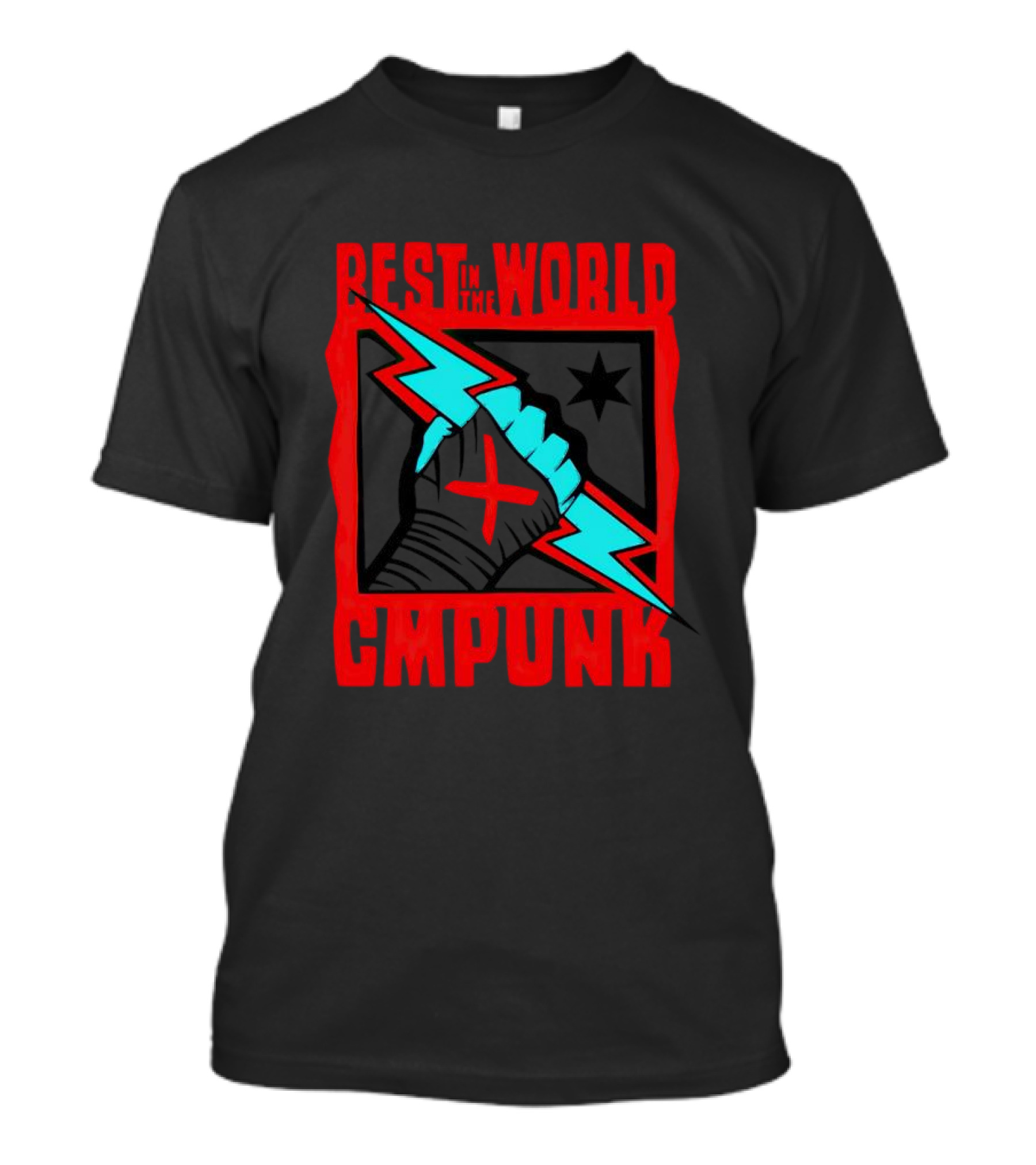 Best In The World CM Punk Catchomania Lightning Fist T-Shirt