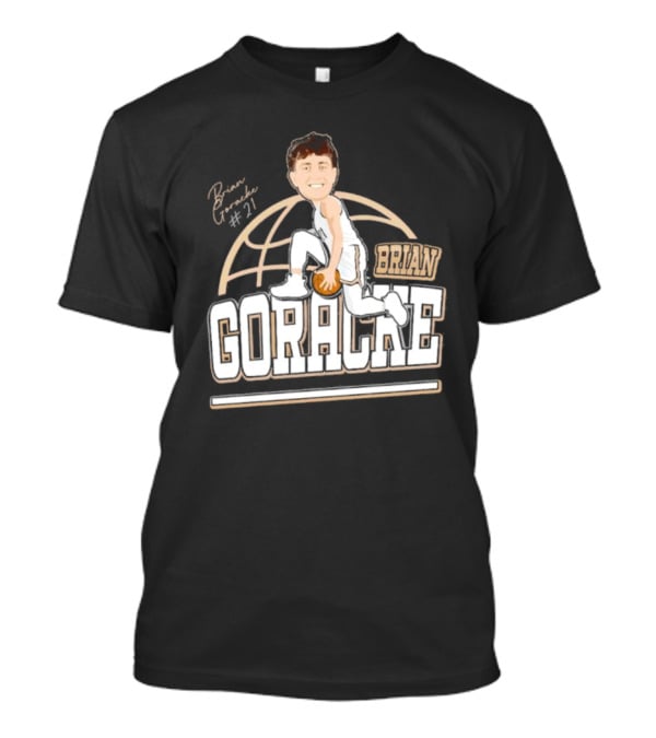 Brian Goracke #21 Basketball Player T-Shirt