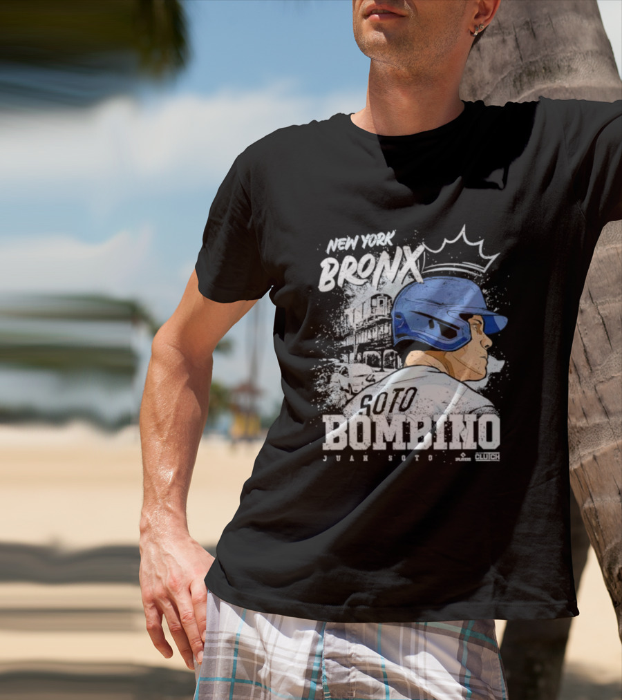 New York Bronx Soto Bombino Juan Soto Clutch Animated T-Shirt
