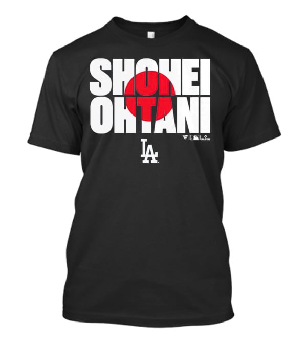 Shohei Ohtani Los Angeles Dodgers Japan Flag MLB Players T-Shirt