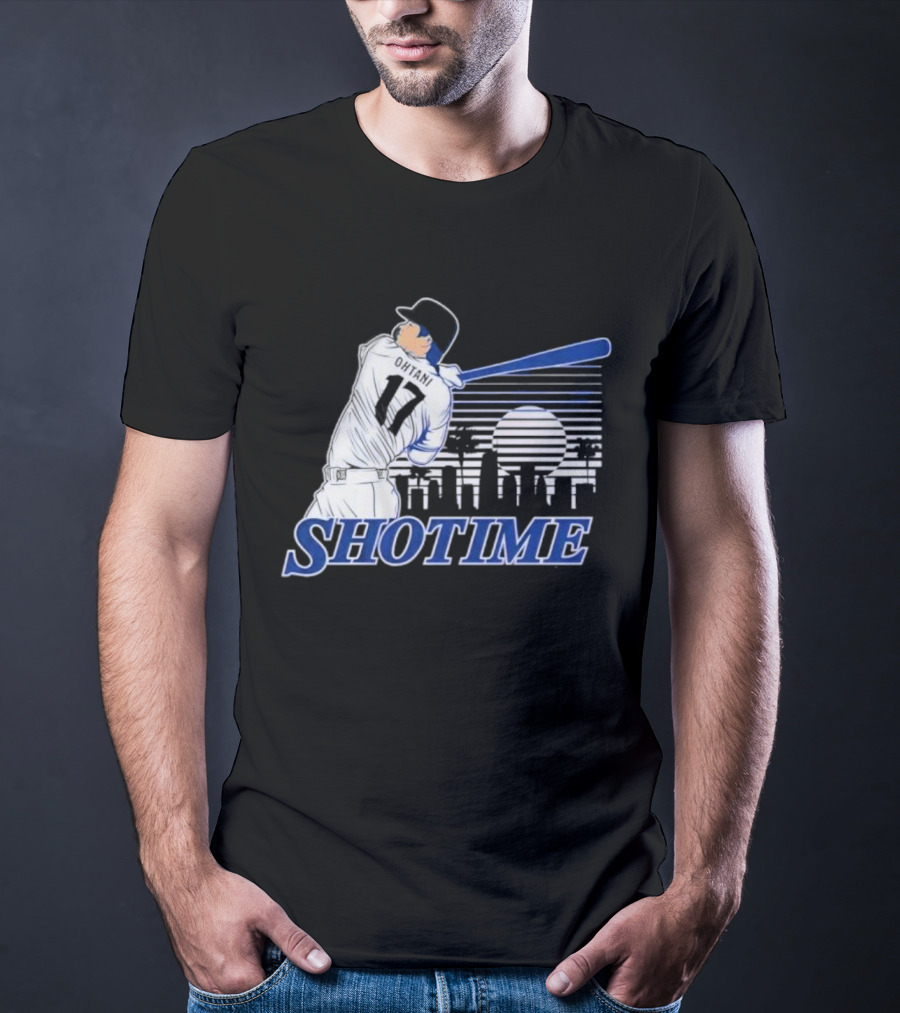 SHOHEI OHTANI SHOTIME 17 Skyline Batter T-Shirt