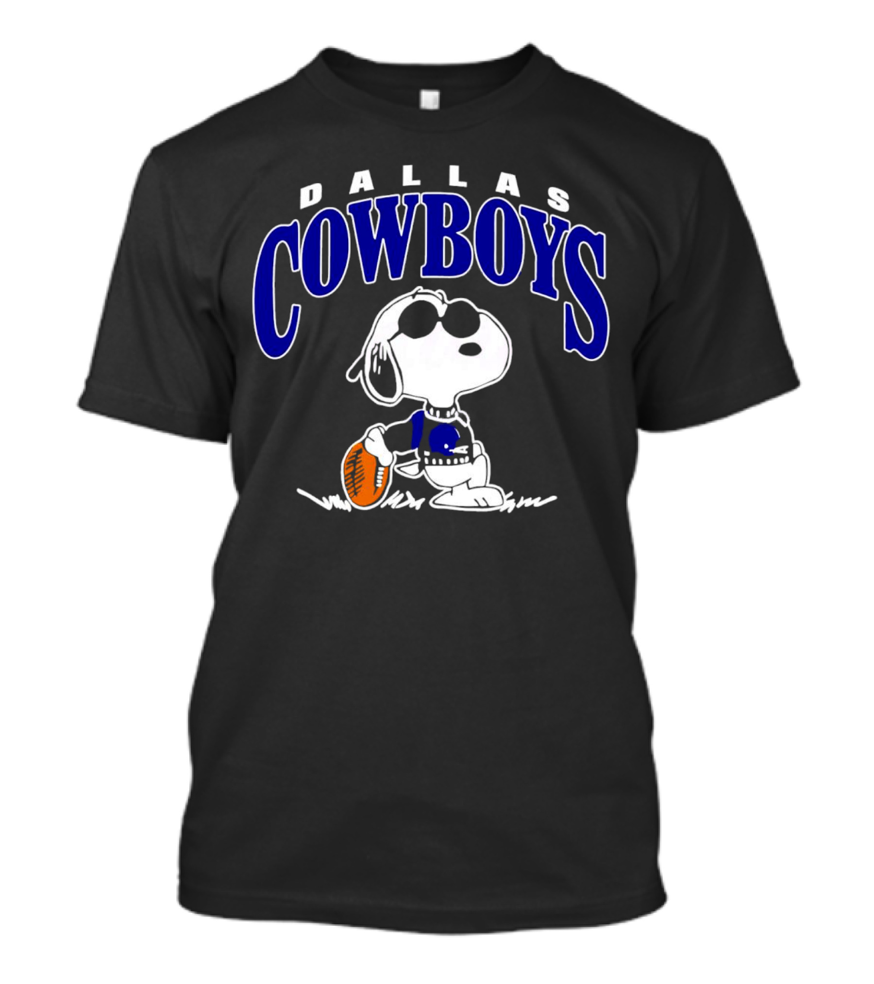 Dallas Cowboys Snoopy Football Player T-Shirt