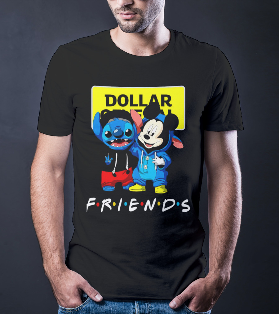Stitch Mickey Friends Dollar General T-Shirt