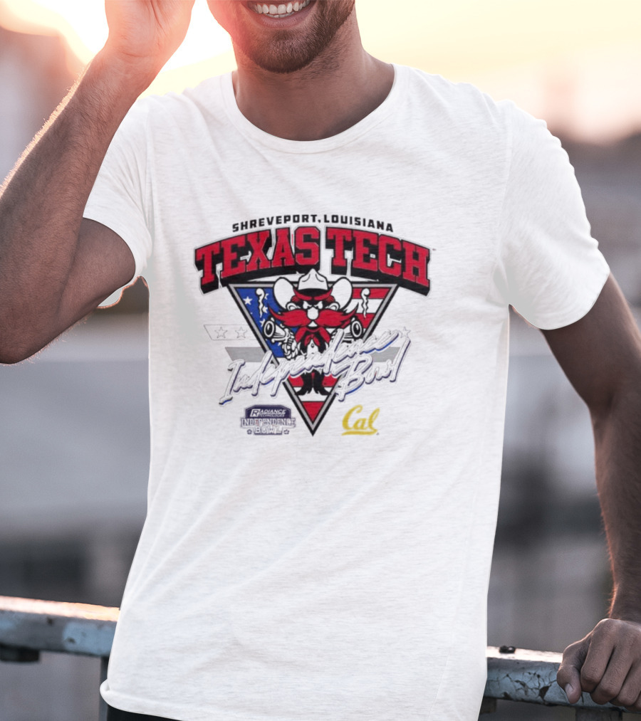 Texas Tech Shreveport Louisiana Red Raider American Script Cal T-Shirt