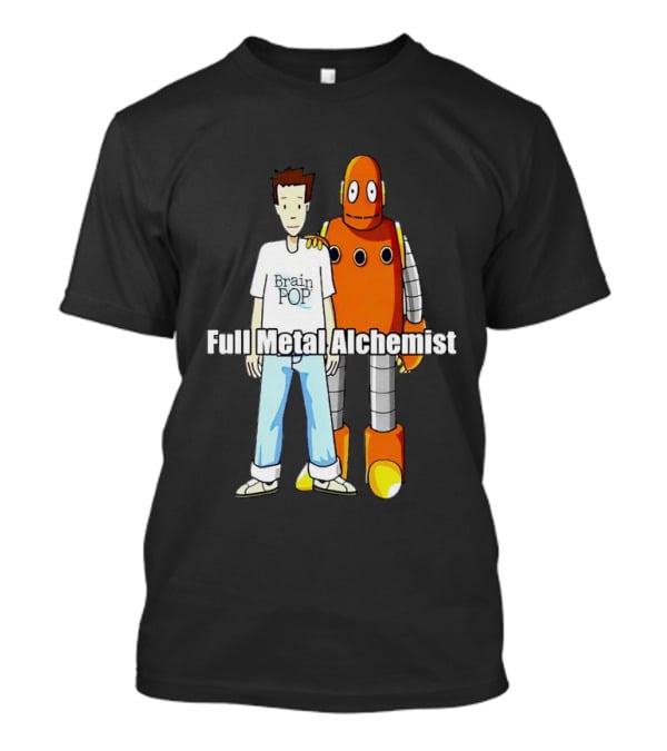 BrainPOP Fullmetal Alchemist Brotherhood Crossover Featuring Tim And Moby T-Shirt