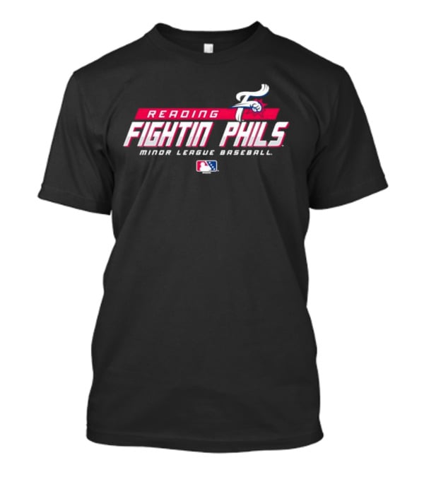 Reading Fightin Phils Minor League Baseball Logo MLB T-Shirt