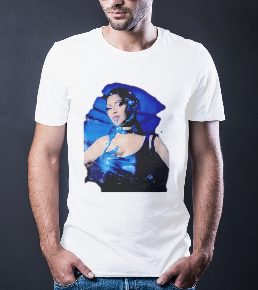 Robo Beyonce Futuristic Cyborg Aesthetic T-Shirt