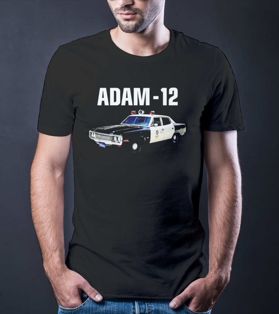 Adam-12 Police Patrol Car Classic TV Series T-Shirt